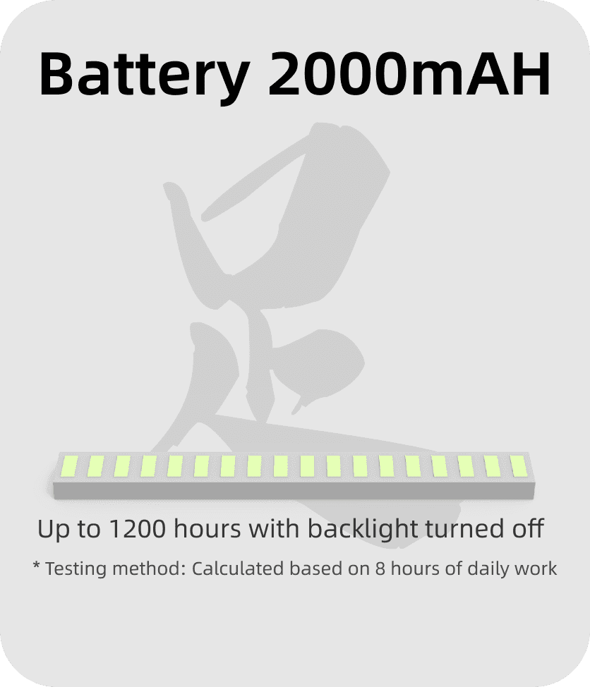 Long-lasting battery life