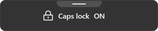 State change of the Lock keys